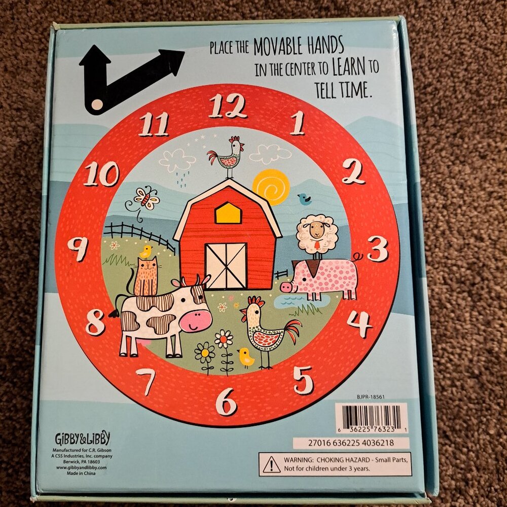 Gibby & Libby Telling Time On The Farm Clock Puzzle - Picture 3 of 6